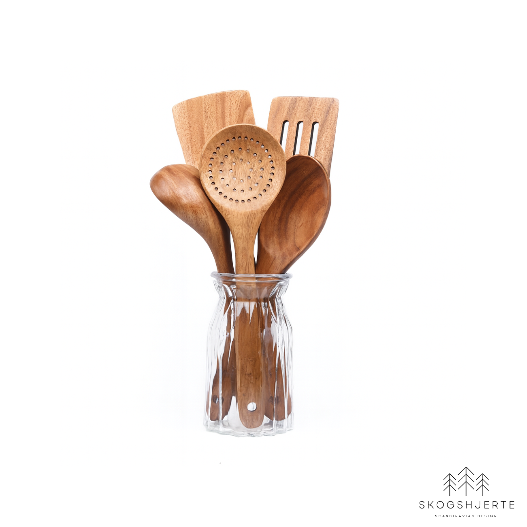 SKOGSHJERTE GLASS UTENSIL HOLDER
